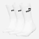 Набор женских носков высоких хлопковых Puma Elements Kids Crew Sock 3P 93876603 35/38 3 пары White (8720245824873) - изображение 1