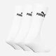 Набор женских носков высоких хлопковых Puma Elements Kids Crew Sock 3P 93876603 35/38 3 пары White (8720245824873) - изображение 2