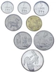 Набір монет Сан-Марино набір з 8 монет 1972 UNC 1, 2, 5, 10, 20, 50, 100, 500 лір (срібло) - зображення 1