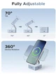 Беспроводное зарядное устройство UGREEN Magflow 2-in-1 Qi2.2 25W MagSafe Ultra-Fast для iPhone 17-12 Series - изображение 5