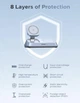 Беспроводное зарядное устройство UGREEN Magflow 3-in-1 Qi2.2 25W MagSafe Fast Wireless Charger для iPhone 17-12 Series - изображение 7