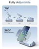 Беспроводное зарядное устройство UGREEN Magflow 3-in-1 Qi2.2 25W MagSafe Fast Wireless Charger для iPhone 17-12 Series - изображение 8