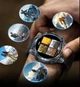 Тактичний спортивний смарт годинник G100 для військових з GPS, компасом та можливість здійснювати дзвінки Чоловічий наручний розумий годинник Чорний - зображення 8