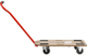 Wózek-platforma YATO ze składanym uchwytem 78 cm na 4 kołach Ø= 100 mm, max. obciążenie 250 kg, 700x375x18 mm (YT-37423) - obraz 1