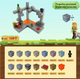 Магнітний конструктор "Minecraft" Розробка родовищ корисних копалин 128 деталей (Т033) - зображення 1