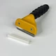 Фурмінатор для собак і кішок з лезом 6,8см Furminator deShedding Tool, щітка для вичісування шерсті і профілактики ковтунів, для середніх порід Жовтий, FDCSL-068-H2-Yellow - зображення 2