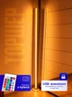 Торшер 100 см RGB LED лампа напольна USB світильник з пультом білого кольору торшері в спальню вітальню офіс лед світильники (100white) - зображення 1