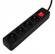 Przedłużacz listwowy NEO Tools 4 gniazda 1.5 m czarny 90-184 (5907558475005) - obraz 4