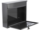 Skrzynka na listy Vorel 78575 310 x 360 x 100 mm Czarna (5906083785757) - obraz 3