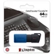Флеш пам'ять Kingston 64GB Exodia M Black/Blue (DTXM/64GB) - изображение 9