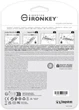 Флешнакопичувач USB3.2 128 GB Kingston IronKeypad 200 Type-C Blue (IKKP200C/128GB) ( Блакитний ) - изображение 11