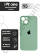 Чехол силиконовый с закрытой камерой Epic Premium Silicone Case Camera Protection without MagSafe для Apple iPhone 15 (6.1) Mint - изображение 1