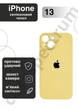 Чехол силиконовый с закрытой камерой Epic Premium Silicone Case Camera Protection without MagSafe для Apple iPhone 13 (6.1) Mellow Yellow - изображение 1