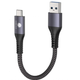 Кабель CONMDEX UAC03 USB-C 10 Гбіт/с USB 3.1 Gen 2 0.3м Grey (R4093130820250) - изображение 1