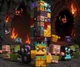 Магнитный конструктор 100шт кубики на магнитах Майнкрафт блоки Minecraft подземелье темній мир хеллоуин hallowen - изображение 1