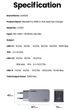 Сетевое зарядное устройство UGREEN 100W GaN Fast Charger 2xType-C+USB-A - изображение 9