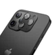 Защитное стекло Hoco A18 3D Metal Frame на заднюю камеру для Apple iPhone 12 Mini, Black - Refurbished - изображение 2
