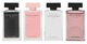 Zestaw miniaturek damskich Narciso Rodriguez Woda toaletowa For Her 7.5 ml + Woda perfumowana For Her 7.5 ml + Woda perfumowana Pure Musc 7.5 ml + Woda perfumowana Musc Noir Rose 7.5 ml (3423222124649) - obraz 2