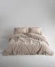 Постельное белье Limasso Stonewashed Exclusive Ranforсe 160 х 220 см Oxford Tan - изображение 1