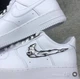 Чолочі кросівки білий Air Force 1 Low Molten Metal Silver 45 - зображення 5