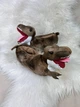 Тапочки кигуруми Kigurumi Динозавр Тирекс T-Rex Детские Коричневый Плюшевые 25-32 (3109/1) - изображение 3