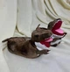 Тапочки кигуруми Kigurumi Динозавр Тирекс T-Rex Детские Коричневый Плюшевые 25-32 (3109/1) - изображение 6