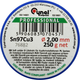 Drut lutowniczy Cynel do instalacji miedzianych na szpuli Sn97Cu3 2 mm 250 g (5906083070457) - obraz 2