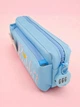 Пенал Centrum 89918 Rabbit голубой 2 отделения 21х8.5х6 см (2000998480790) - изображение 3