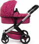 Коляска для ляльки Bayer Design XEO 17075AA Рожева (4003336170672) - зображення 3
