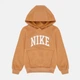 Подростковое теплое худи на флисе для мальчика Nike K NSW CLUB FLC HDY HBR MC HJ3156-224 147-158 см Бежевое (197596123173) - изображение 2