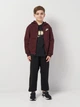 Детская теплая толстовка с капюшоном для мальчика Nike K Nsw Club Flc Hd Fz Ls Lbr FD3004-652 122-128 см Коричневая (197598165423) - изображение 3