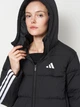 Пуховик зимний короткий женский Adidas Essentials Climawarm 3-Stripes JW3429 L Черный (4068811756123) - изображение 4