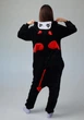 Женская кигуруми пижама взрослая и подростковая Kigurumi Чертенок Дьявол Черный L 165-175 см. (1021) - изображение 2