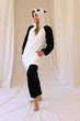 Женская кигуруми пижама взрослая и подростковая Kigurumi Панда Веселая Черный L 165-175 см. (1018) - изображение 4