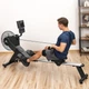Гребний тренажер Gymtek XR2000 електромагнітний з аеродинамічним навантаженням - зображення 2