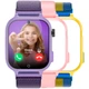 Детские умные GPS часы-телефон JETIX G100 с 4G Видеозвонком, Сменными корпусами и Влагозащитой - Purple - изображение 1