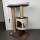 Кошачья когтеточка дряпка домик для кошки кота 90х60х40см бежево коричневая - изображение 4