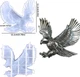 Молд силиконовый Орел 112 на 121 см белый - изображение 2