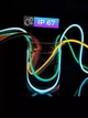 Умная гибкая неоновая лента 5 метров USB. Смарт Neon RGB-IC цветной управление с телефона + пульт с Bluetooth приложением - изображение 4