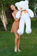 Игрушка мишка Teddy Boom Тедди 120 см белый - изображение 4