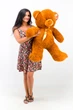 Мягкий мишка Teddy Boom Томми 100 см коричневый - изображение 3