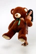 Большой плюшевый мишутка Teddy Boom Томми 2 метра шоколадный - изображение 3