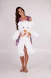 Маленький ведмедик Тедді Teddy Boom 80 см білий - зображення 2