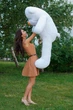 Великий ведмедик Тедді Teddy Boom 160 см білий - зображення 4