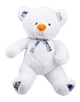 Плюшевый мишка с шарфиком Teddy Boom Клетка 130 см белый - изображение 1