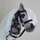 Хобіхорс сірий кінь на палиці - Hobby horse з вуздечкою А4 - изображение 3