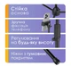 Штатив журавель для телефону на підлогу. Набір для зйомки зверху, портрет + пульт Bluetooth - зображення 3