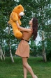 Маленький мишка Тедди Teddy Boom 80 см карамель - изображение 3