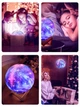 Нічник світильник галактика місяць 3D Великий 15 см Light на підставці - зображення 6