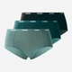 Набор трусиков хипстеров женских хлопковых Puma Mini Short 3P Pack 90759112 XL 3 шт Dark Green Moss (8720245665483) - изображение 2